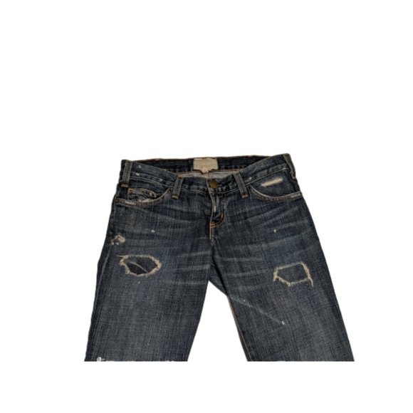 Current/Elliott Loved Destroy Paint Splatter Jeans 24 - Picture 2 of 7